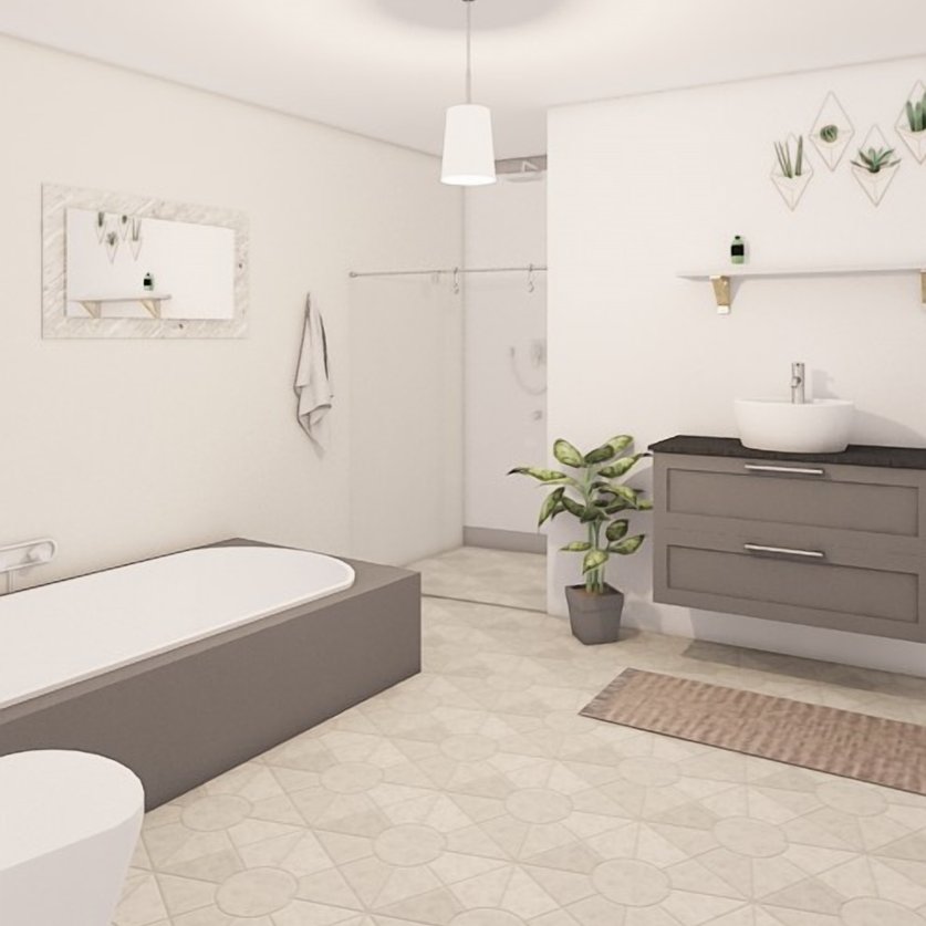 Traditional bathroom
