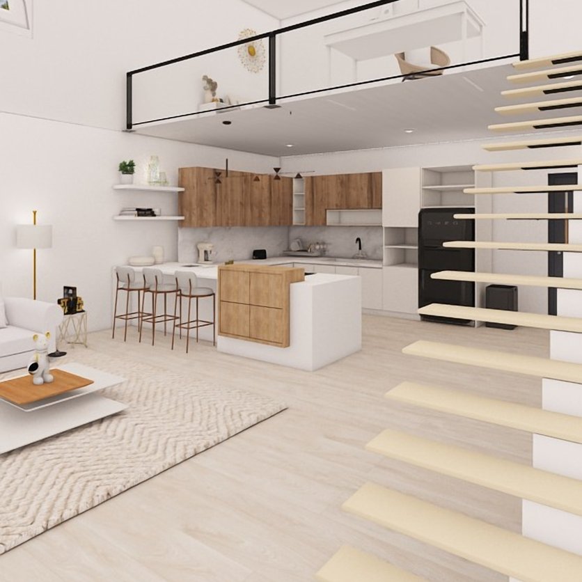 plano de planta Escandinavo