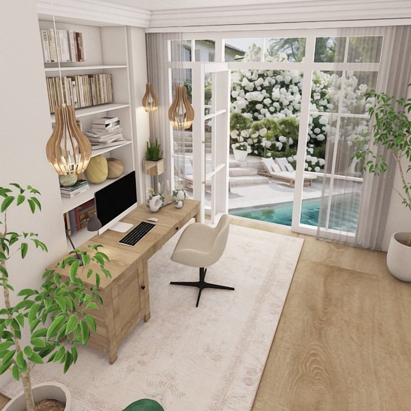 Arbeitszimmer im Stil Traditionell