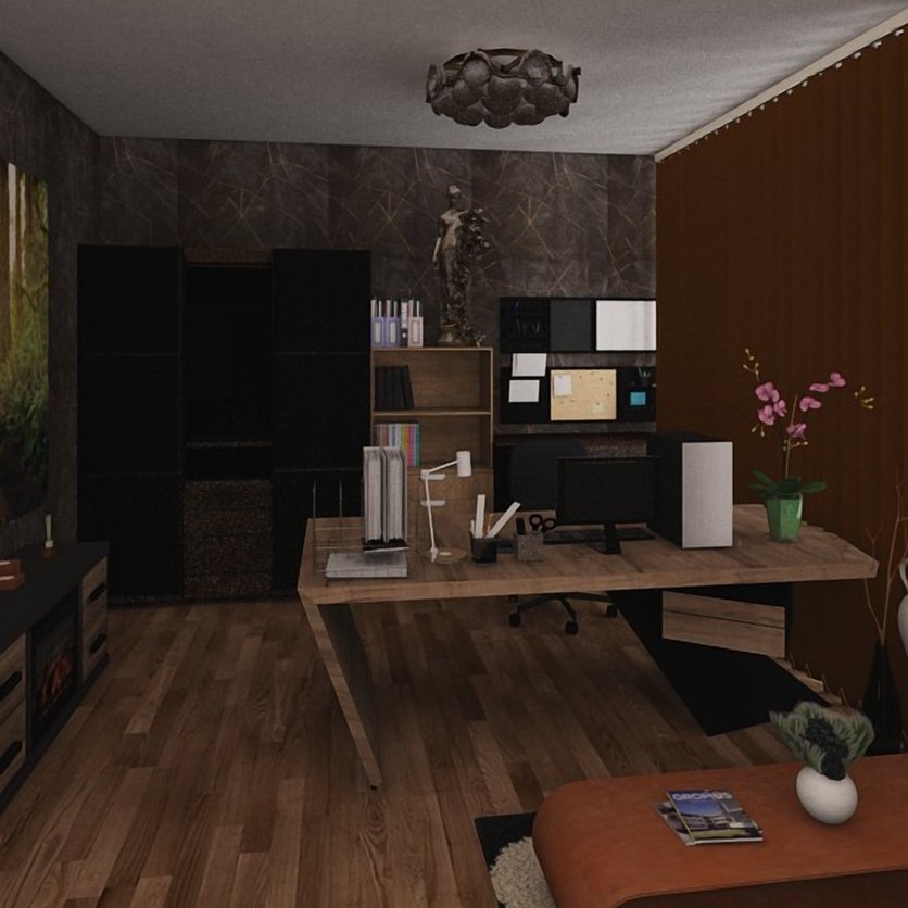 Arbeitszimmer im Stil Traditionell