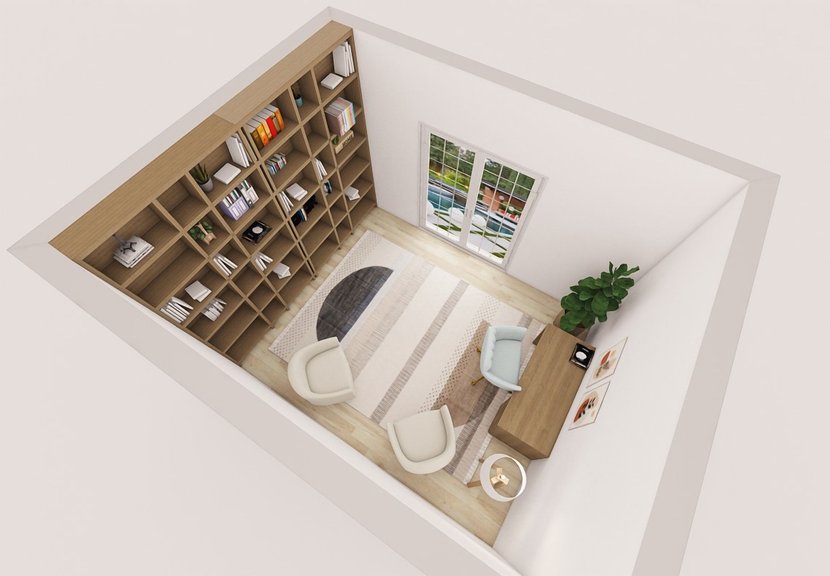 Arbeitszimmer im Stil Traditionell