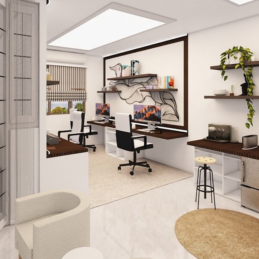 Arbeitszimmer im Stil Traditionell