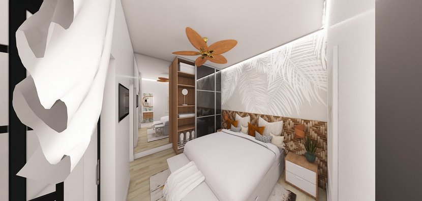 sala de estar Boho