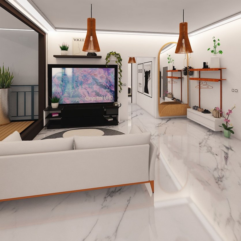 مخطط الطابق بنمط الاسكندنافية
