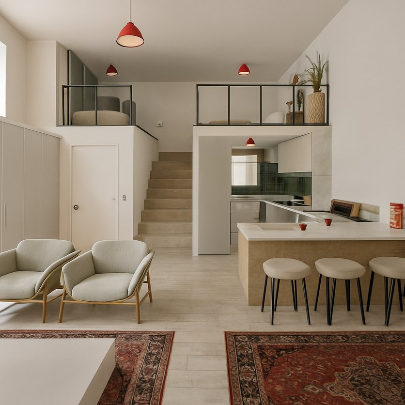 Grundriss im Stil Industrial