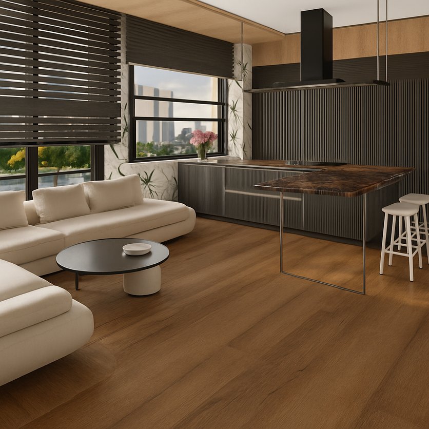 Grundriss im Stil Mid-Century
