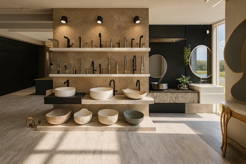 Grundriss im Stil Mid-Century