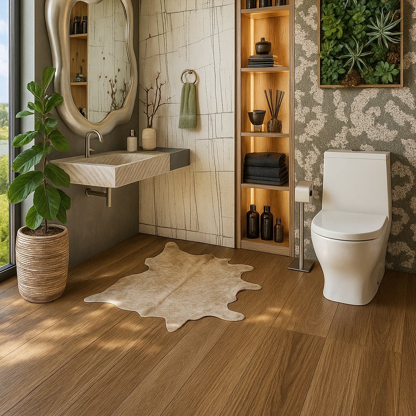 Boho bathroom