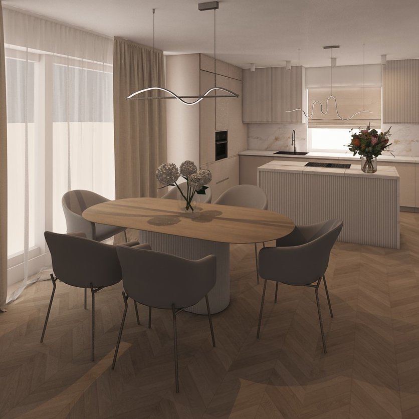Contemporary floor plan