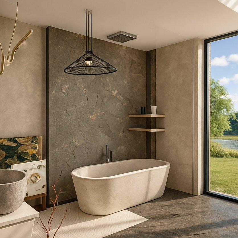 Grundriss im Stil Mid-Century
