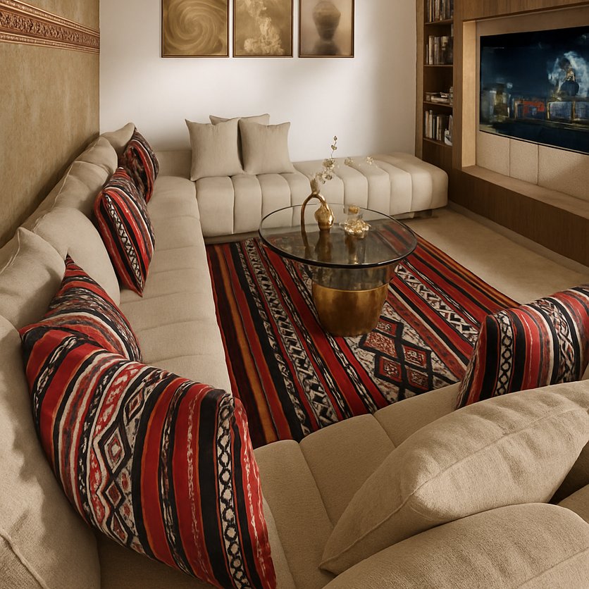 Boho home office