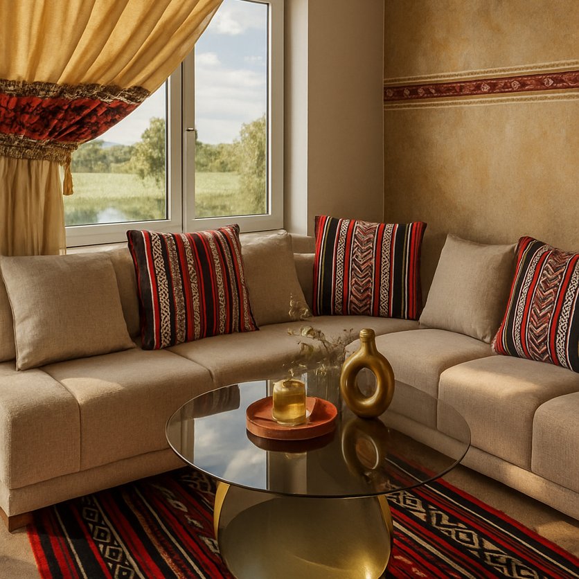 Boho home office