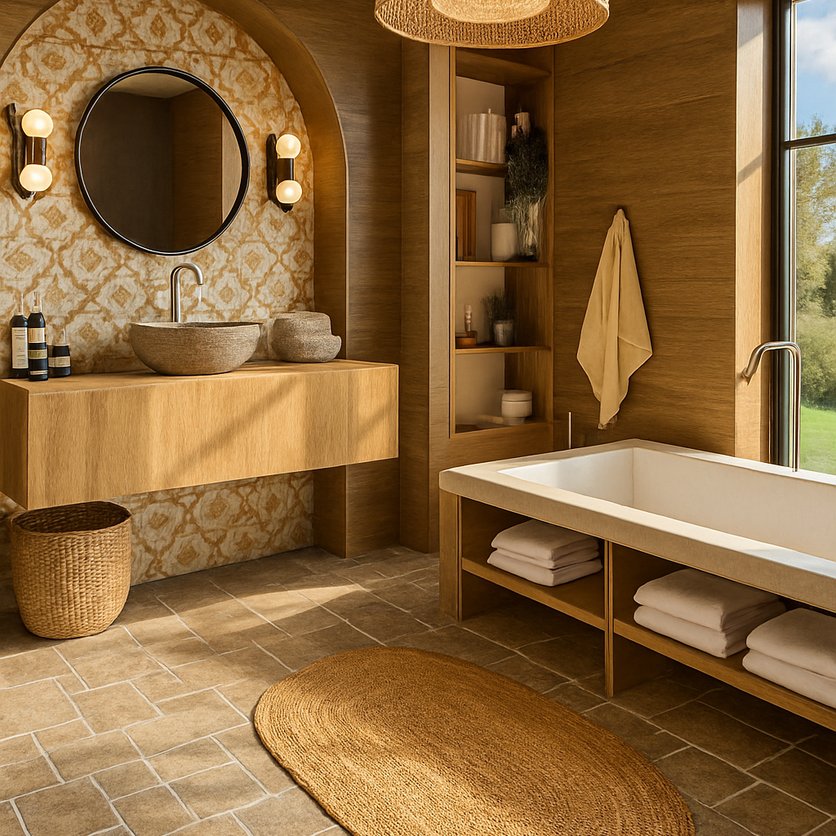 Boho bathroom