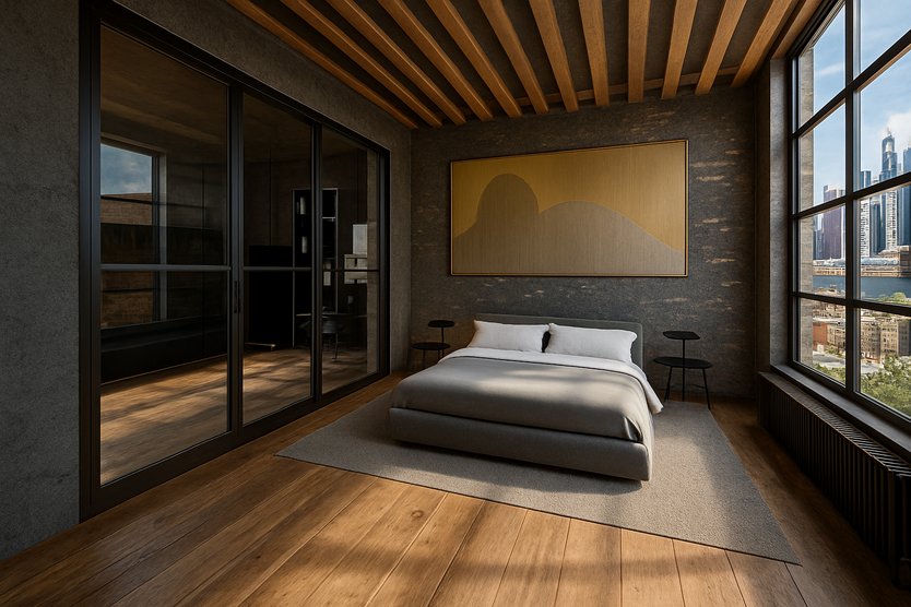 Industrial bedroom