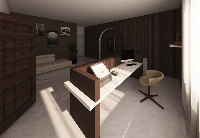 Scandinavian home office