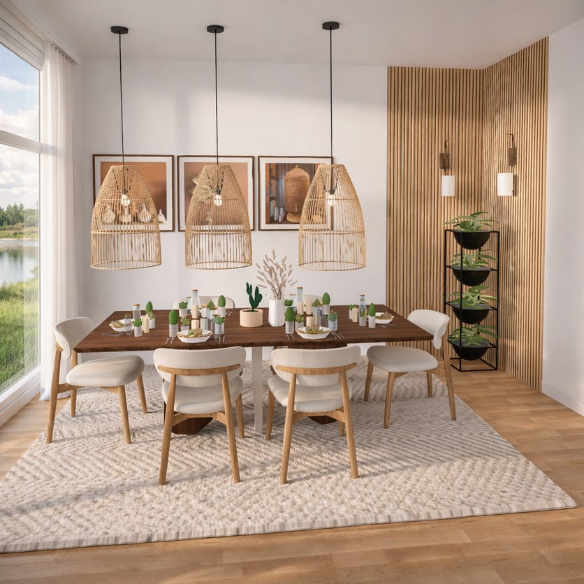 Boho dining room
