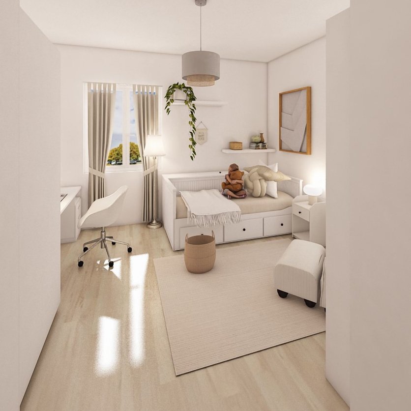Traditional bedroom