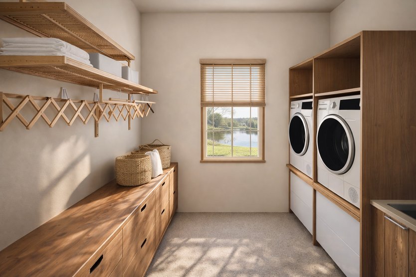 Contemporary laundry room