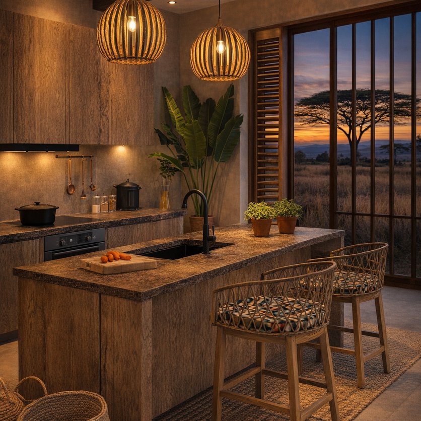 sala de estar Boho