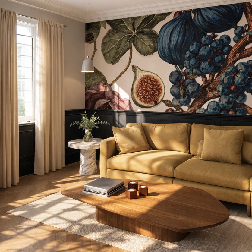 sala de estar Boho