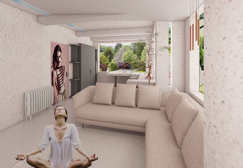Arbeitszimmer im Stil Skandinavisch