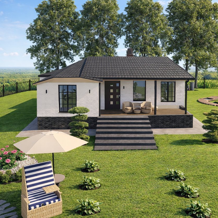 Traditional floor plan