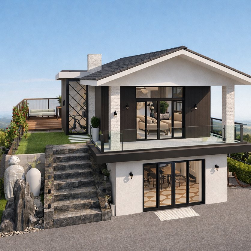 Traditional floor plan