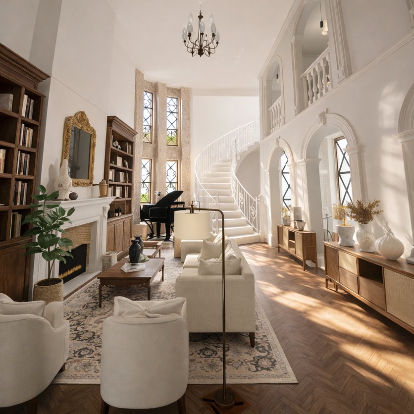 Traditional floor plan