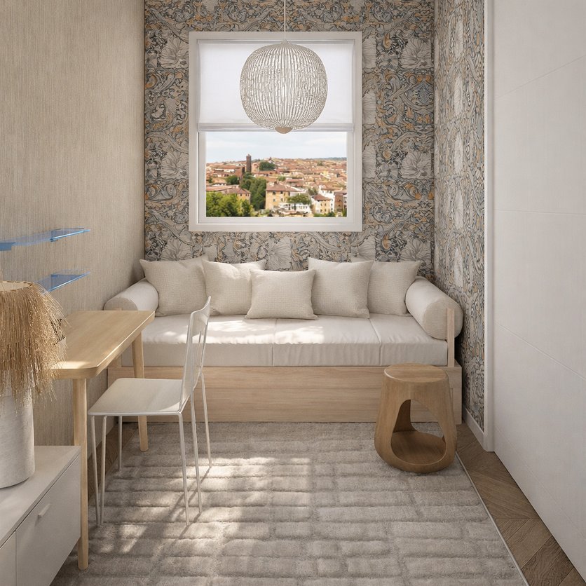 sala de estar Boho