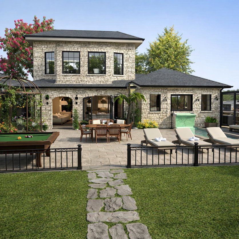 Traditional floor plan