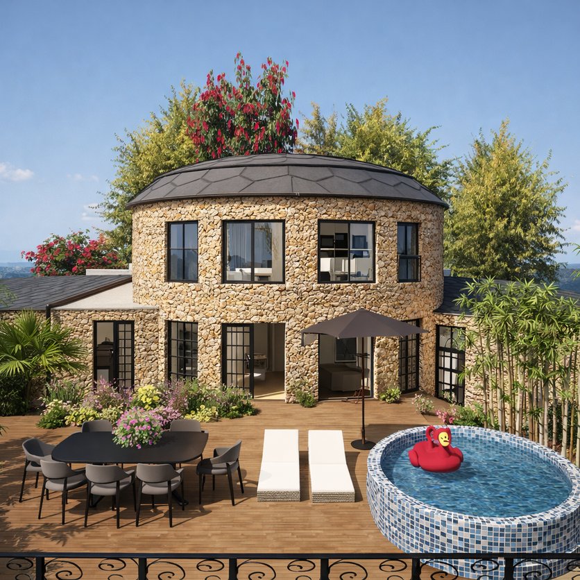 Traditional floor plan