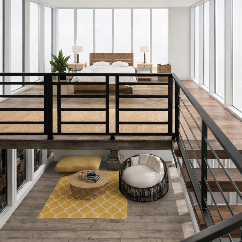 Industrial bedroom