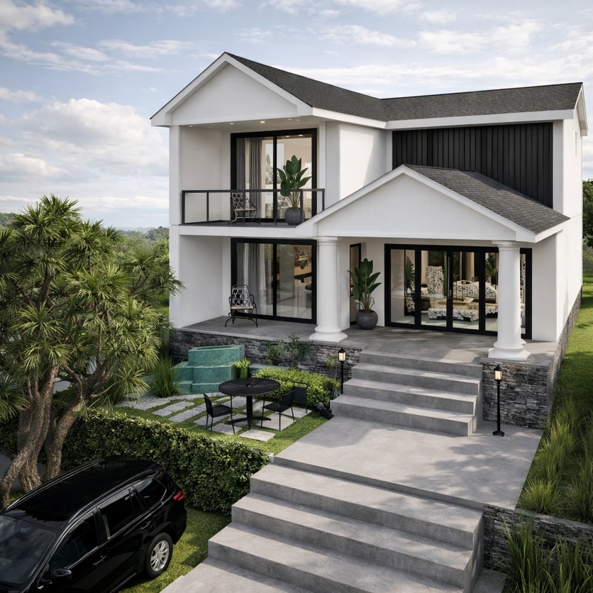 Traditional floor plan