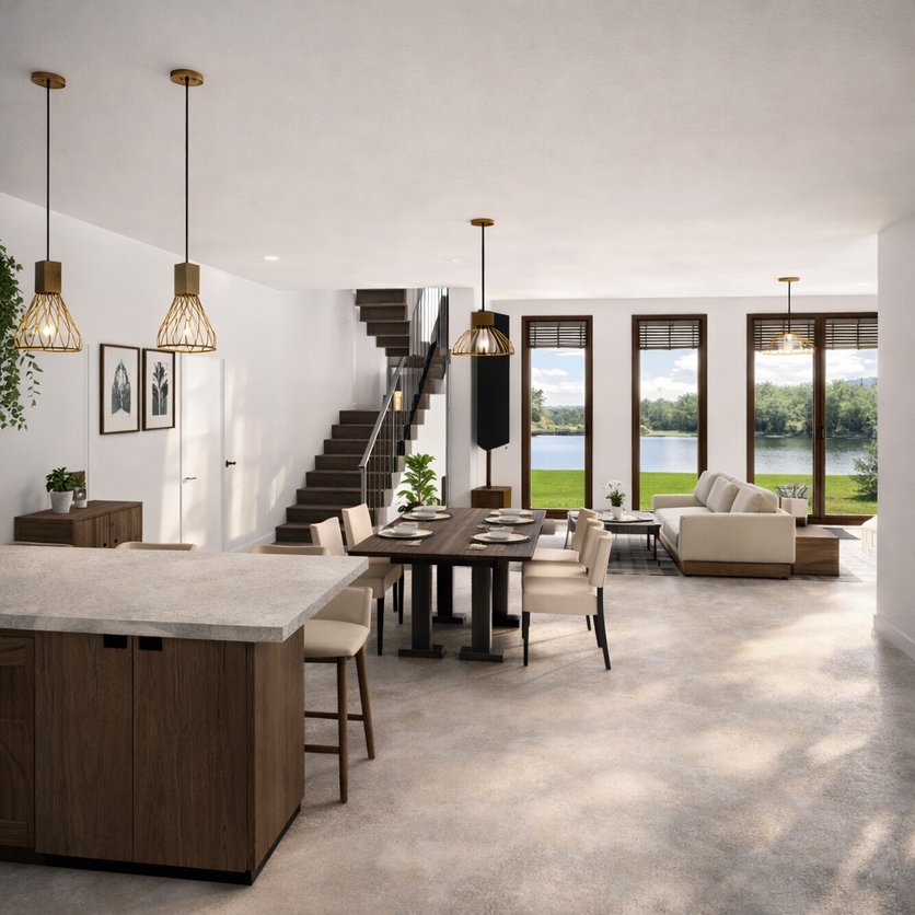 Mid-century floor plan