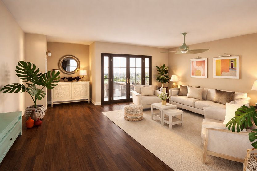 sala de estar Boho