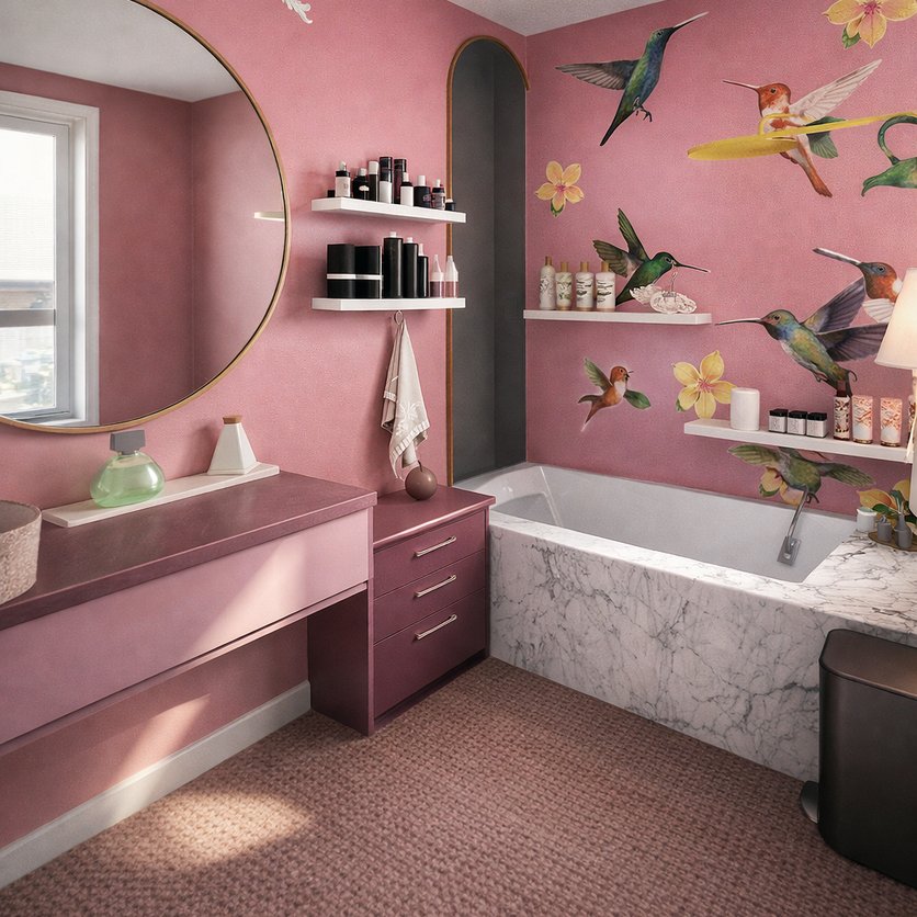 Boho bathroom