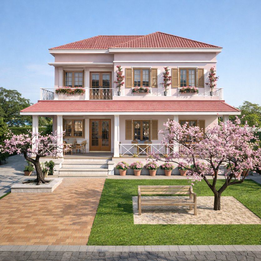 Traditional floor plan