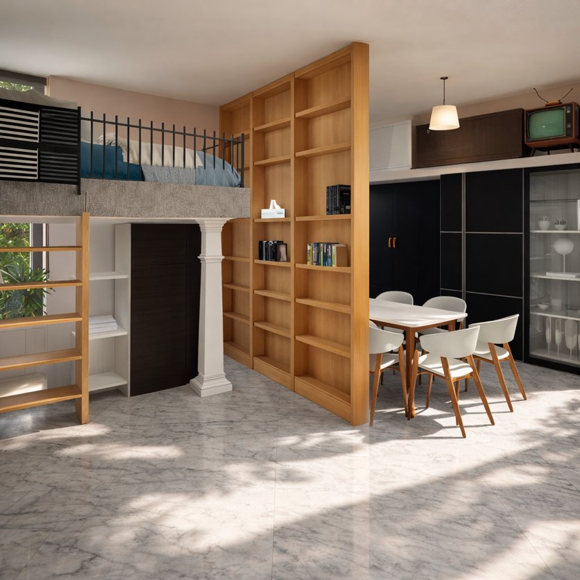 Industrial bedroom