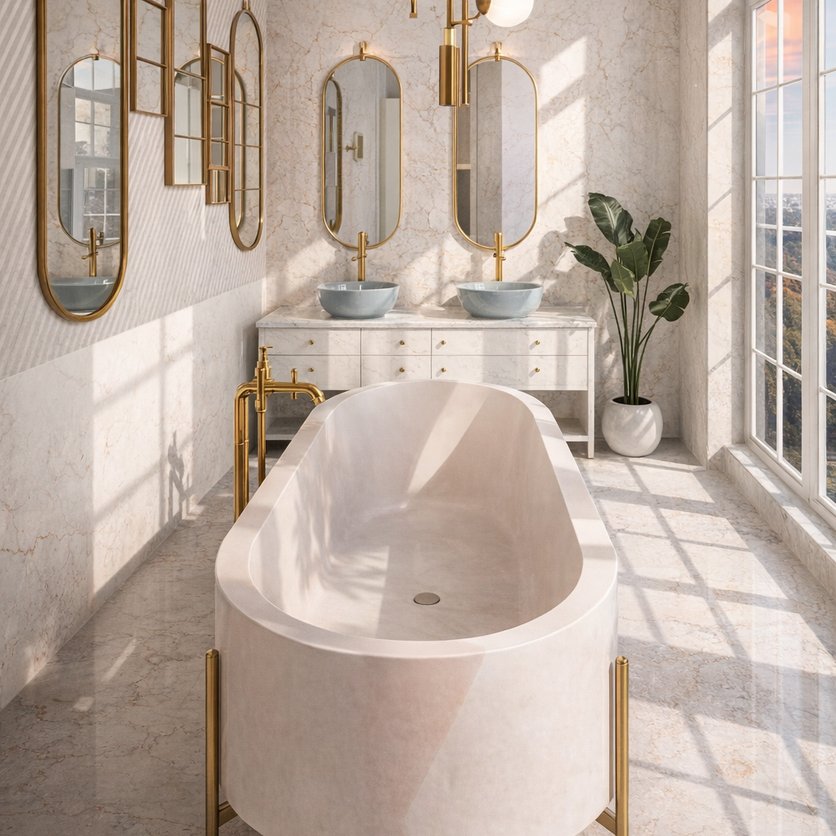 Badezimmer im Stil Traditionell