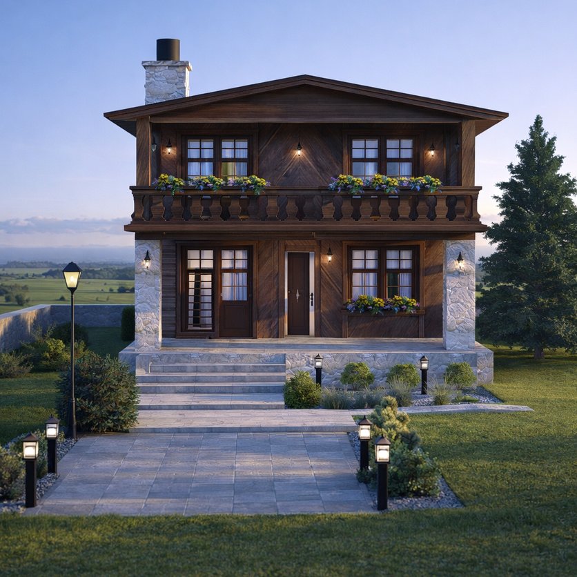 Traditional floor plan