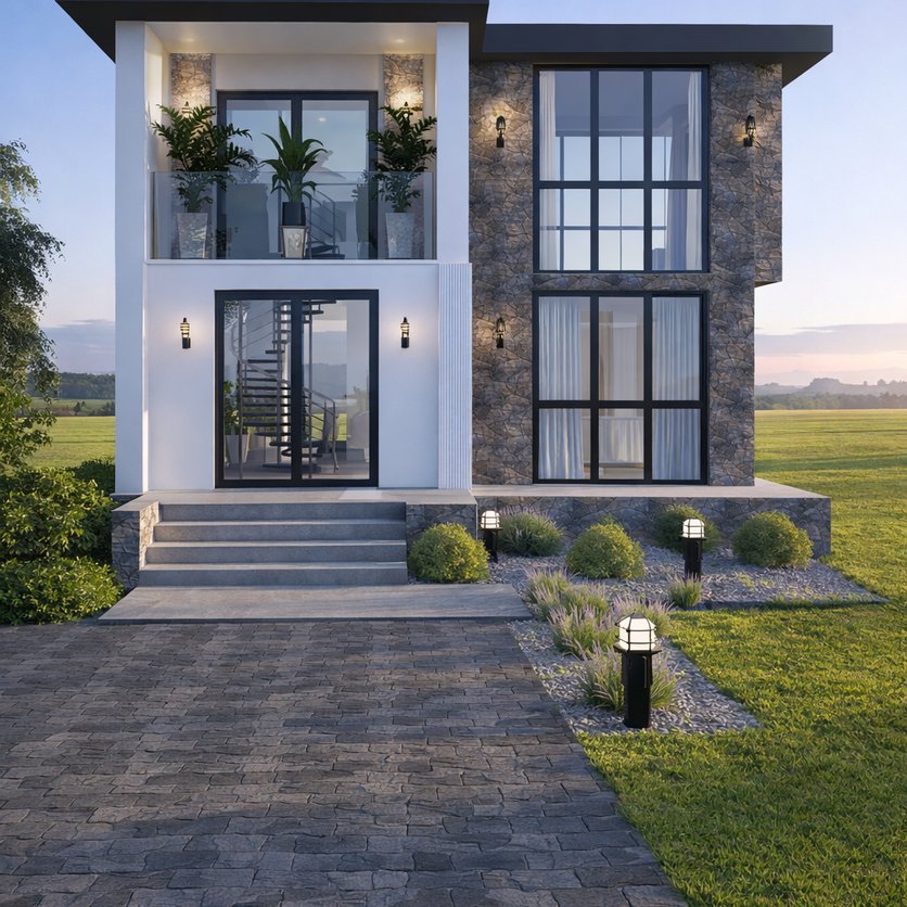 Traditional floor plan