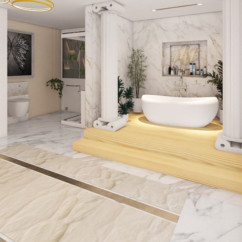 Badezimmer im Stil Traditionell