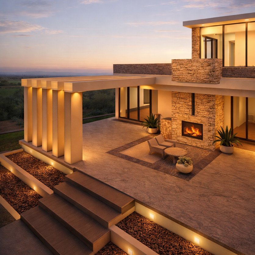 Contemporary floor plan