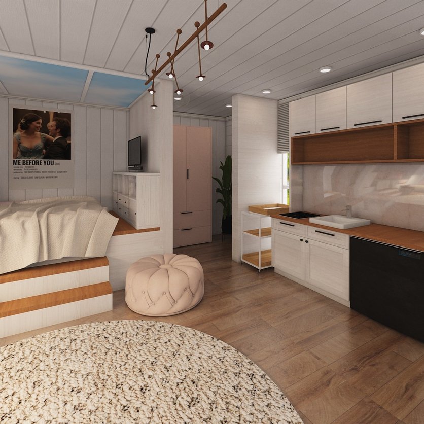 sala de estar Boho