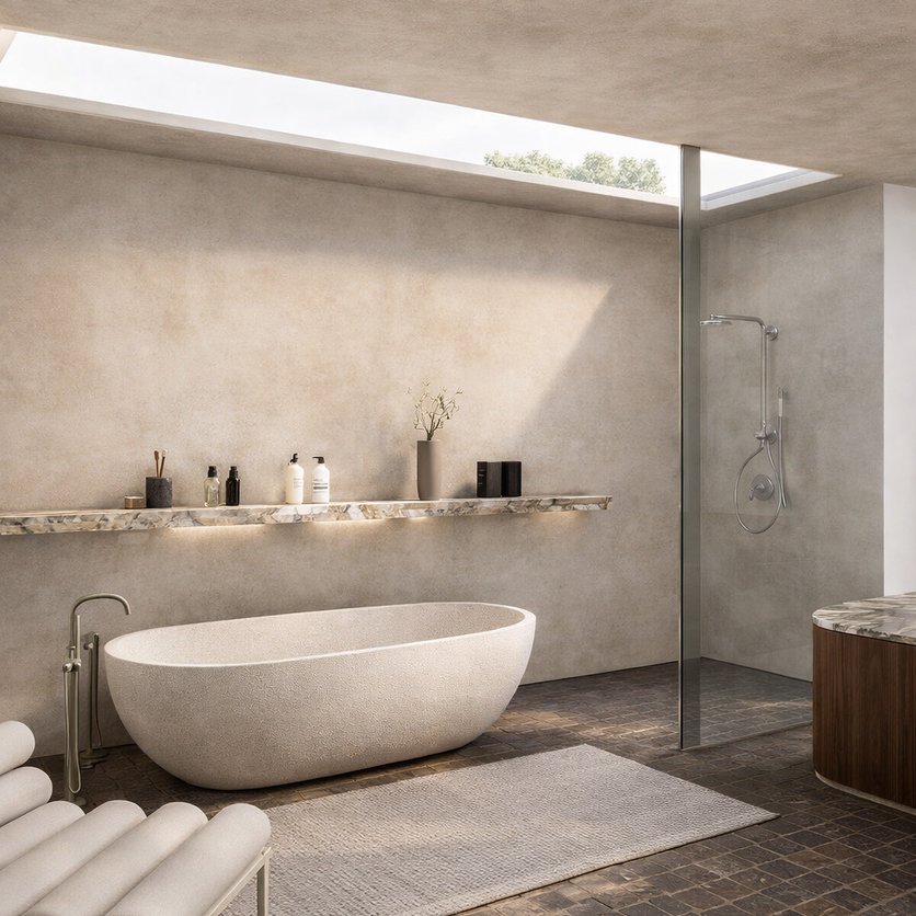 Badezimmer im Stil Traditionell