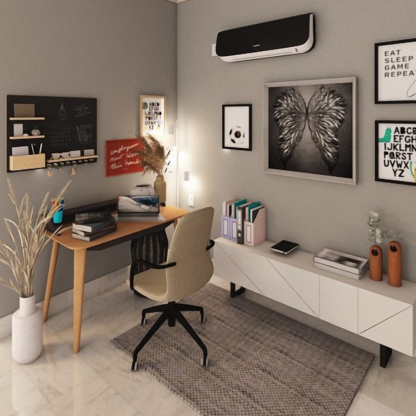 Arbeitszimmer im Stil Skandinavisch