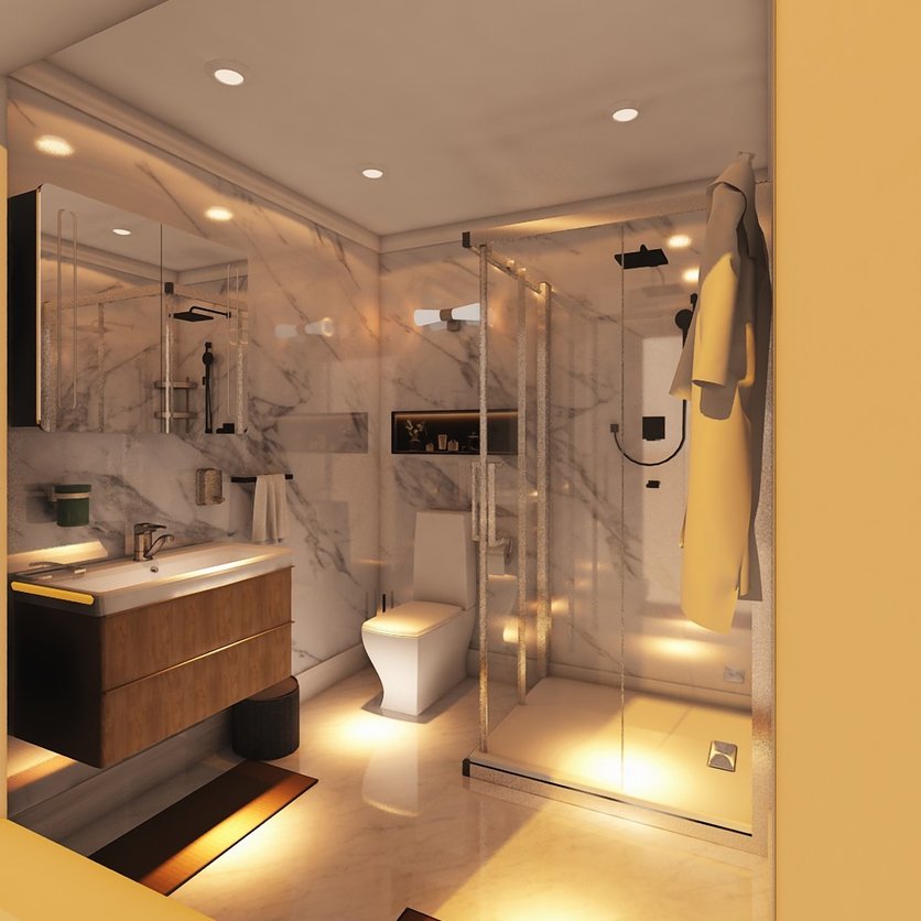 Badezimmer im Stil Traditionell