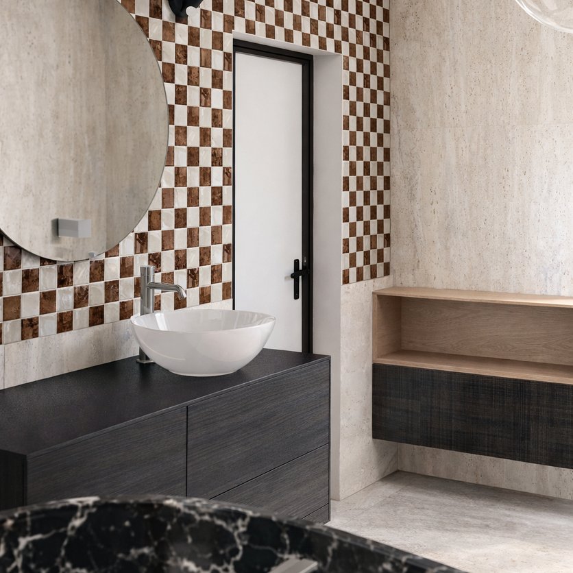 Badezimmer im Stil Traditionell