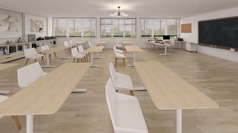 Arbeitszimmer im Stil Skandinavisch
