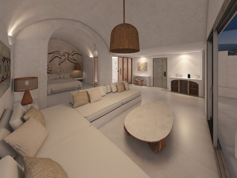 sala de estar Boho